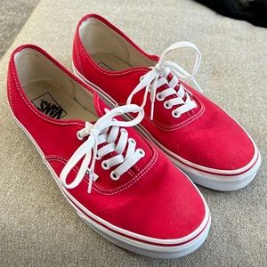 Perfect Red Vans